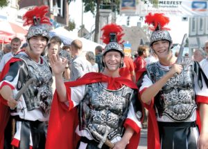 Axel als Römer beim Römerfest