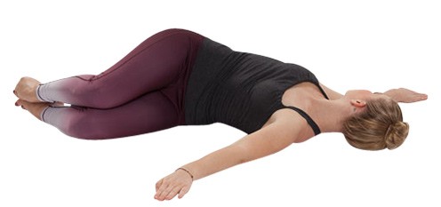 Yoga-Asana Scheibenwischer
