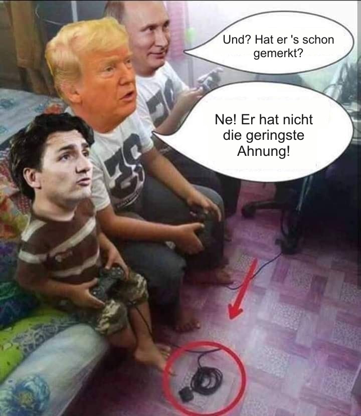 Trump an der Playstation