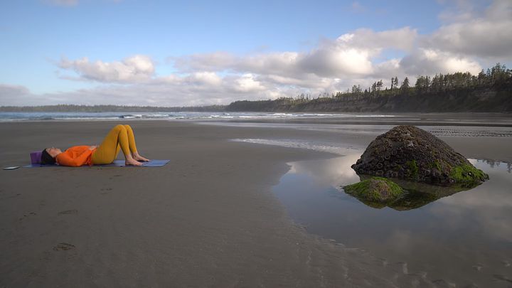 yoga am meer