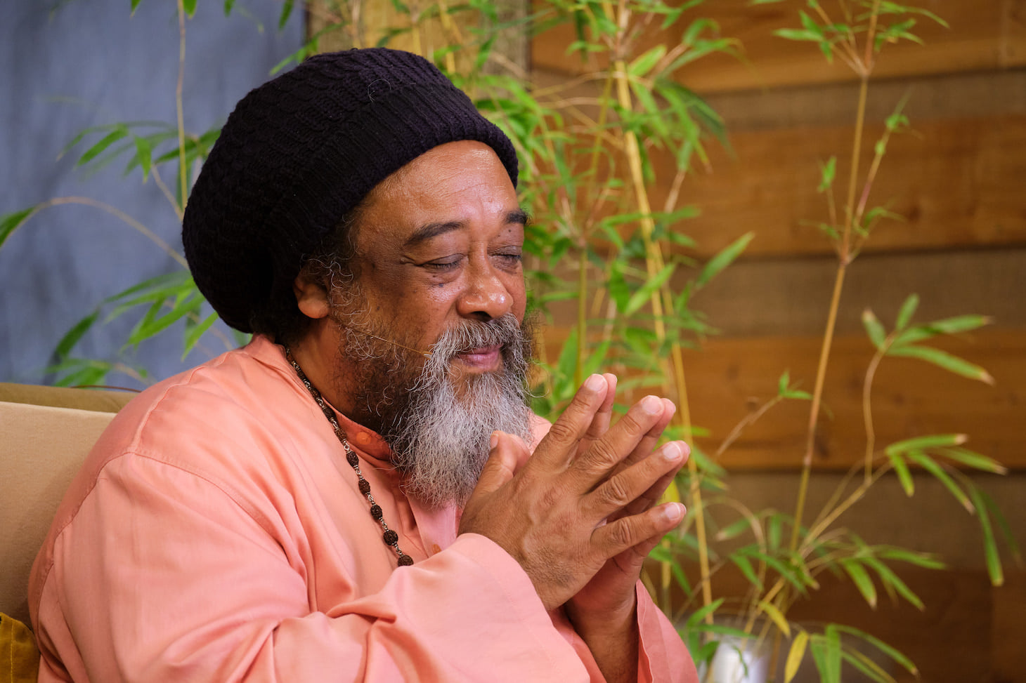 mooji gott treffen