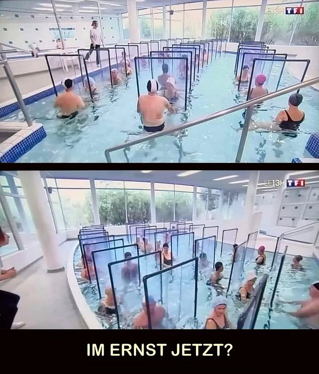 geschütztes Schwimmen