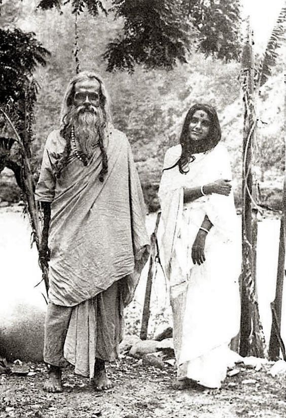 Anandamayi Ma und ihr Ehemann Bholanath