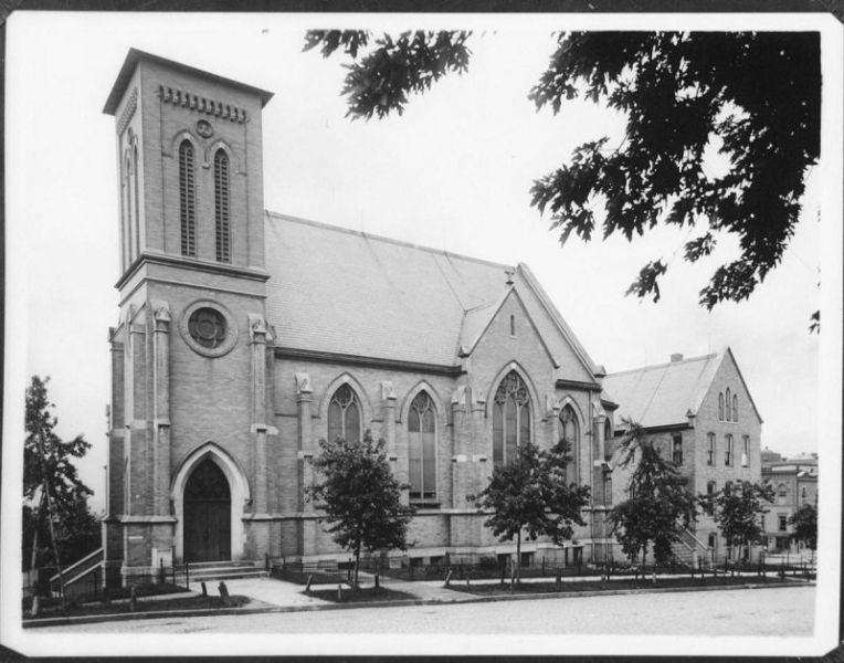 Schlammflut St. Mary Magdalene-Kirche 1908