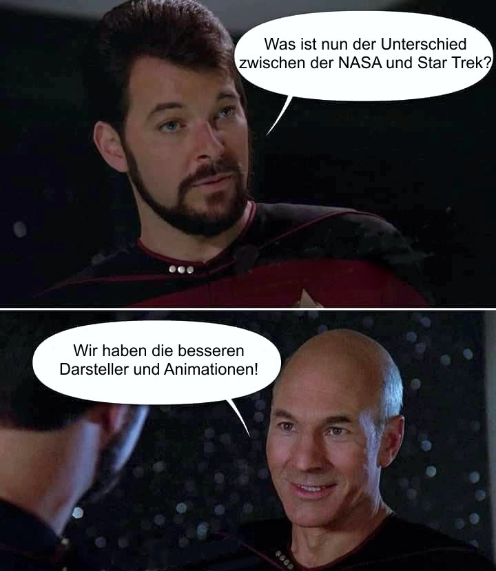 Star Trek Nasa Unterschied