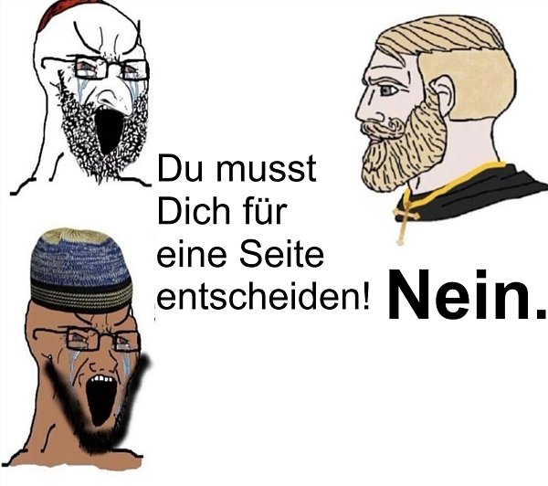 Für eine Seite entscheiden