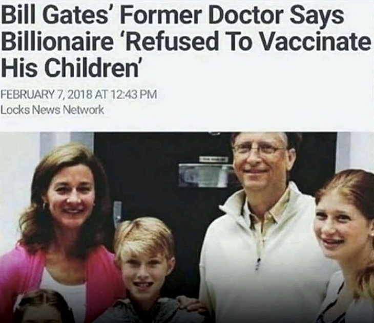 Bill Gates verweigerte Impfung
