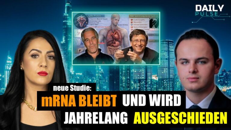 Neue Studie: mRNA bleibt und wird jahrelang ausgeschieden + Epsteins geheime Rolle bei der Pandemie