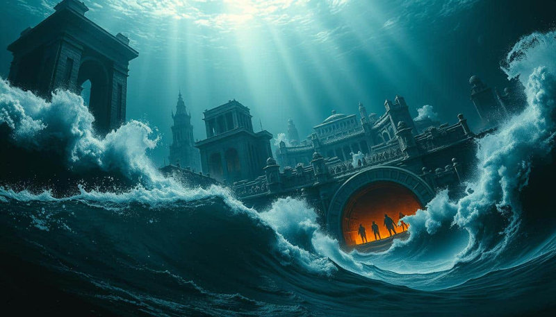 Die Fall von Atlantis und die Entstehung der Matrix